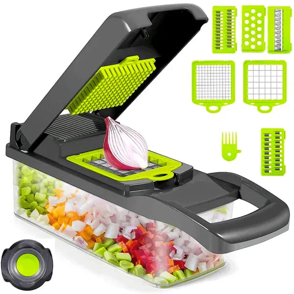 12-in-1 Multifunctional Mandolin Slicer Cutter Vegetable Chopper - Your Ultimate Kitchen Companion