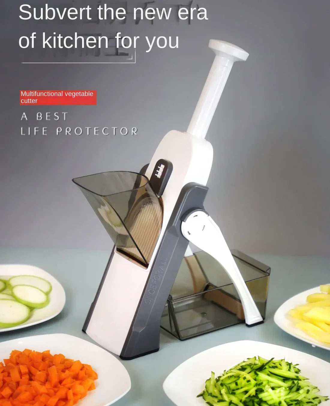 5-in-1 Multifunctional Vegetable Cutter and Slicer.