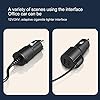 Universal Car Fan 12/24V – 12/24V Cooling Fan with 360 Degree Rotatable Electric Car Cooling Fan with 360 Degree Rotatable and Temperature Display Luckxing