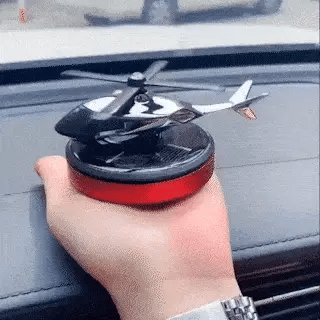 CAR AIR FRESHENER SOLAR HELICOPTER